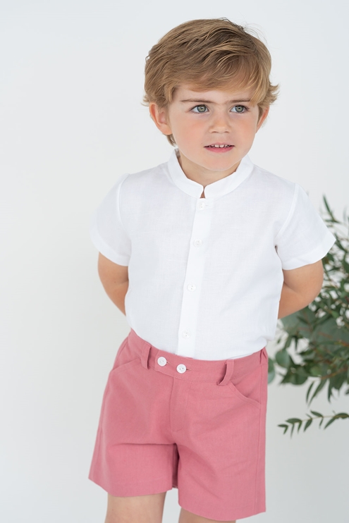 spring bermuda coral look