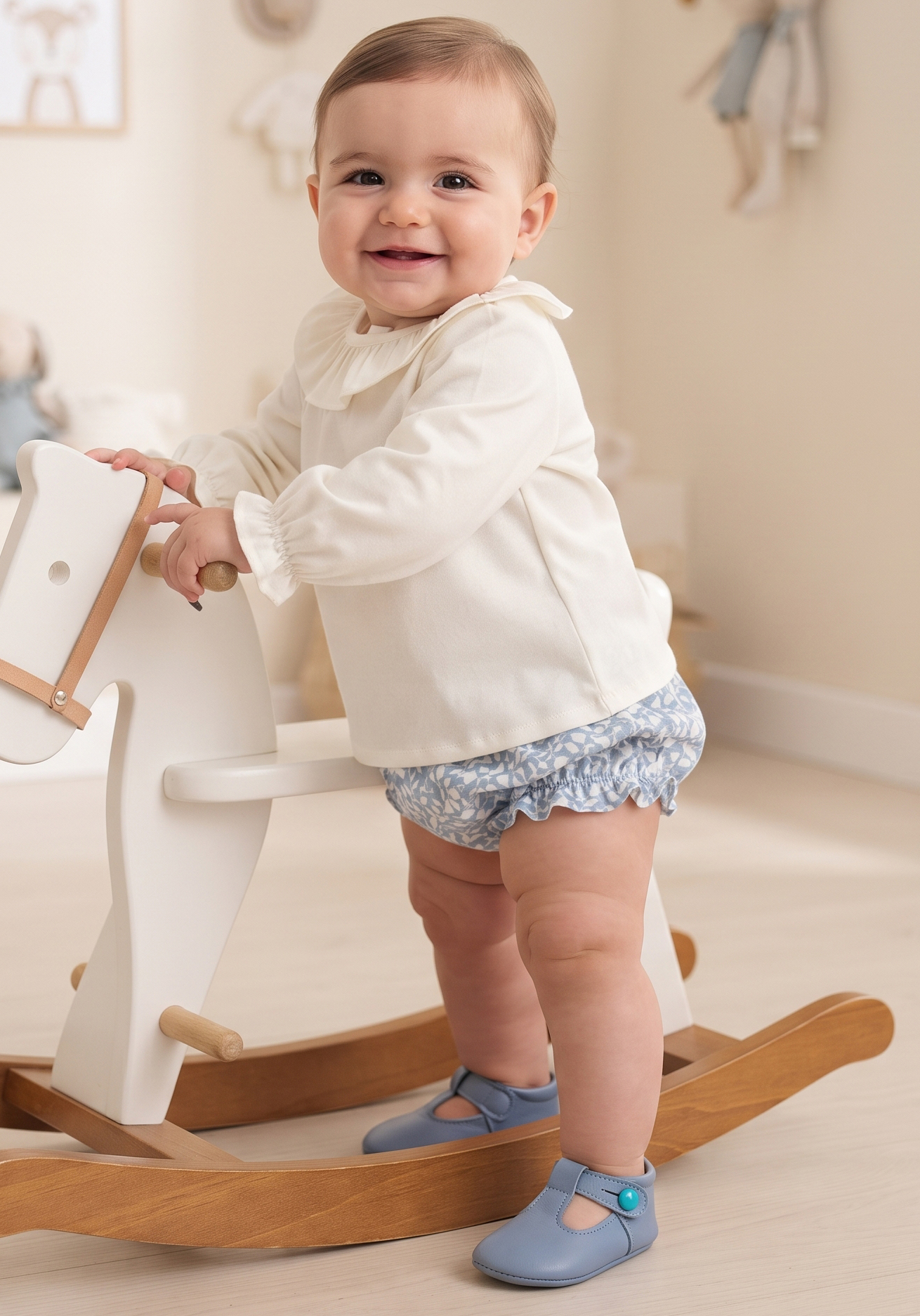 baby blouse white