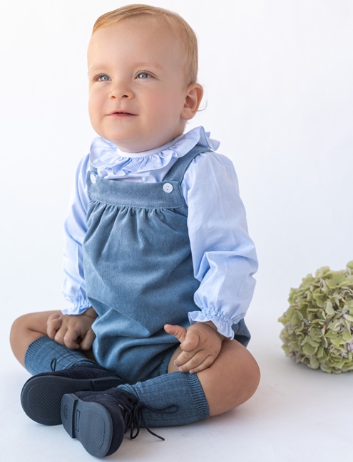 baby romper corduroy look