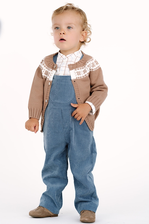 medium blue romper boy