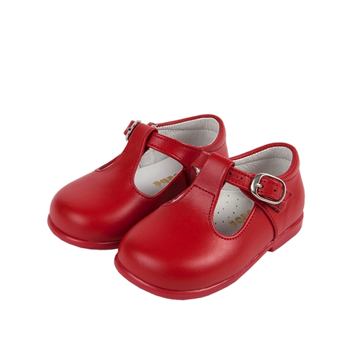T-bar shoes red