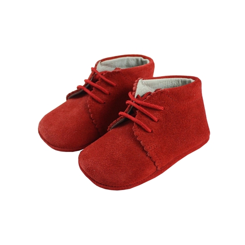 Badana bota ante rojo