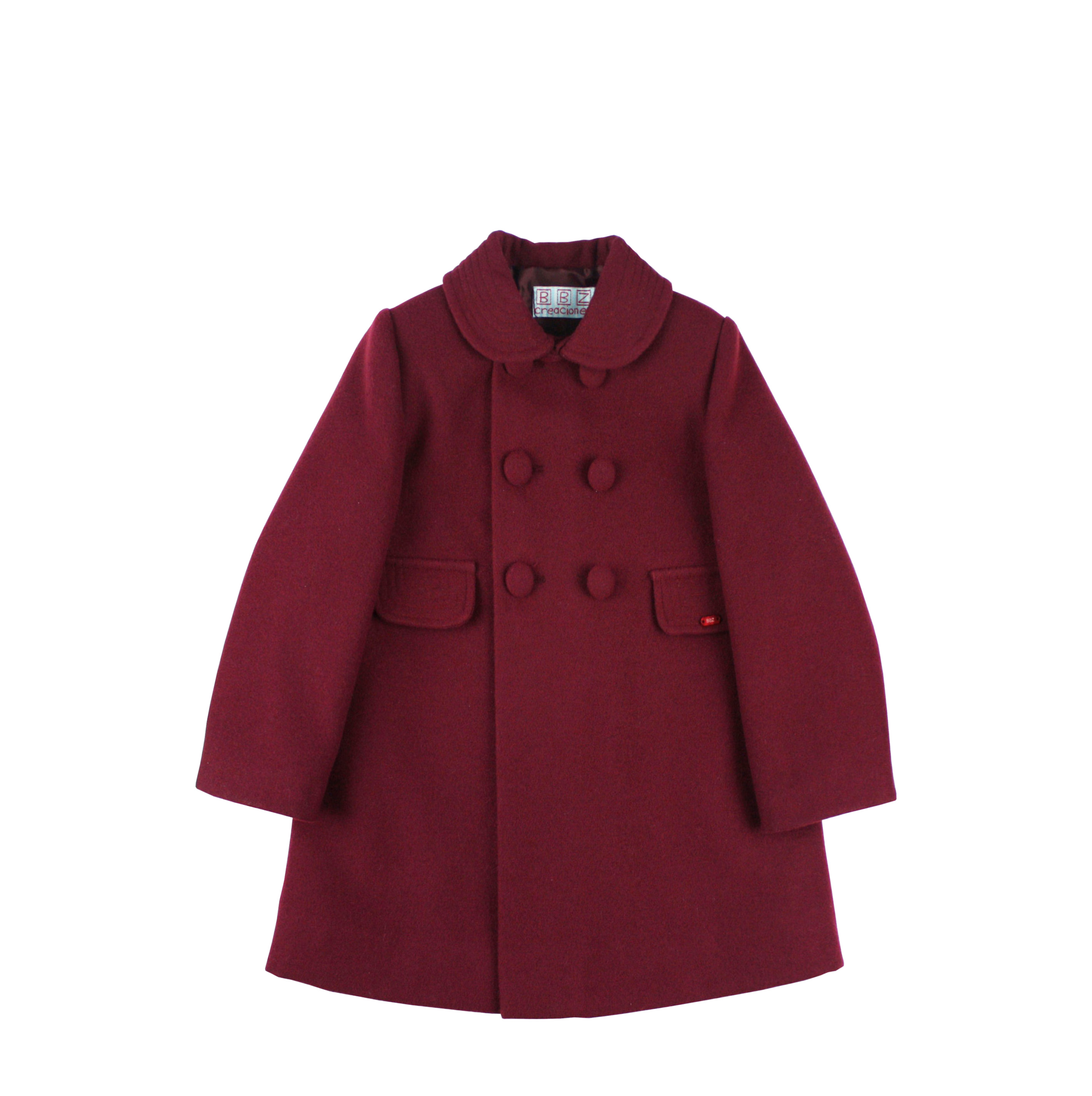 Girl coat burgundy