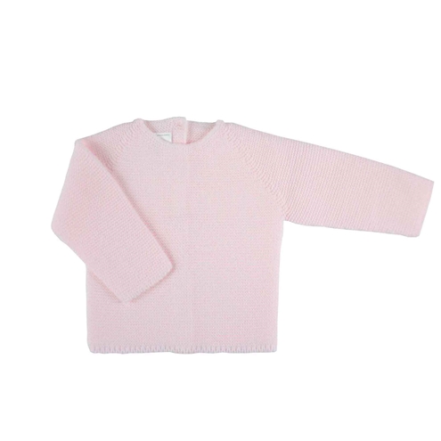 Pink thik knitted baby sweater m&h
