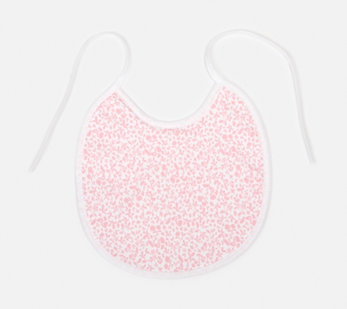 babero rosa bebé