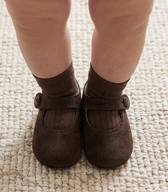 brown suede shoes
