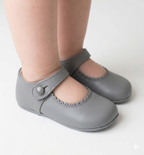 baby pram shoes grey