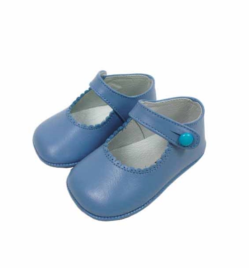Badana piel mercedita azul de bebé 