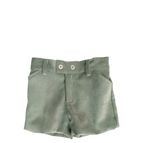Bermuda niño de pana verde