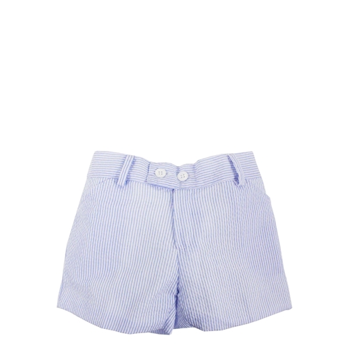 Bermuda niño raya azul