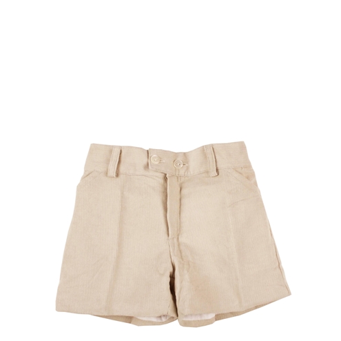 beige corduroy bermuda