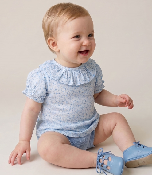 blouse baby blue