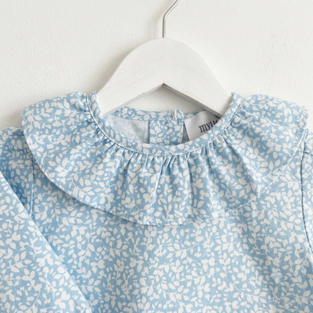 baby blouse blue