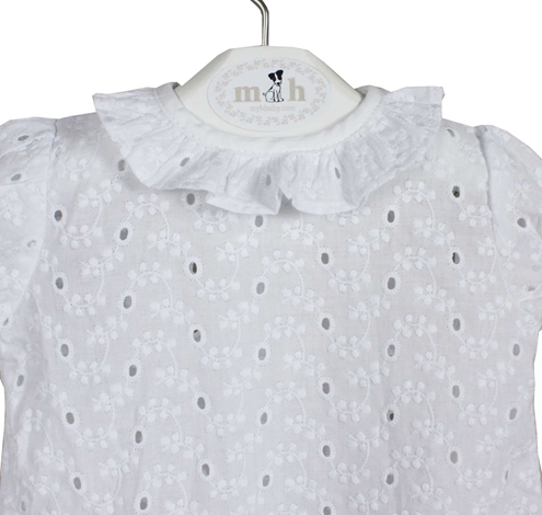 blusa blanca bordada
