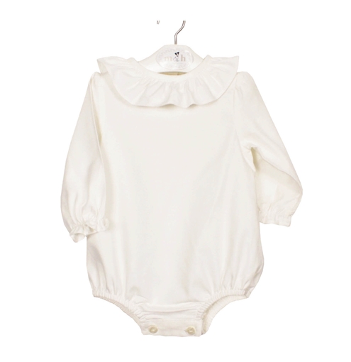 blusa body volante bñanc crudo