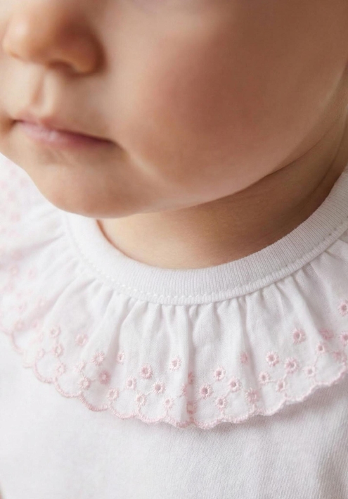 bodysuit batiste collar in pink