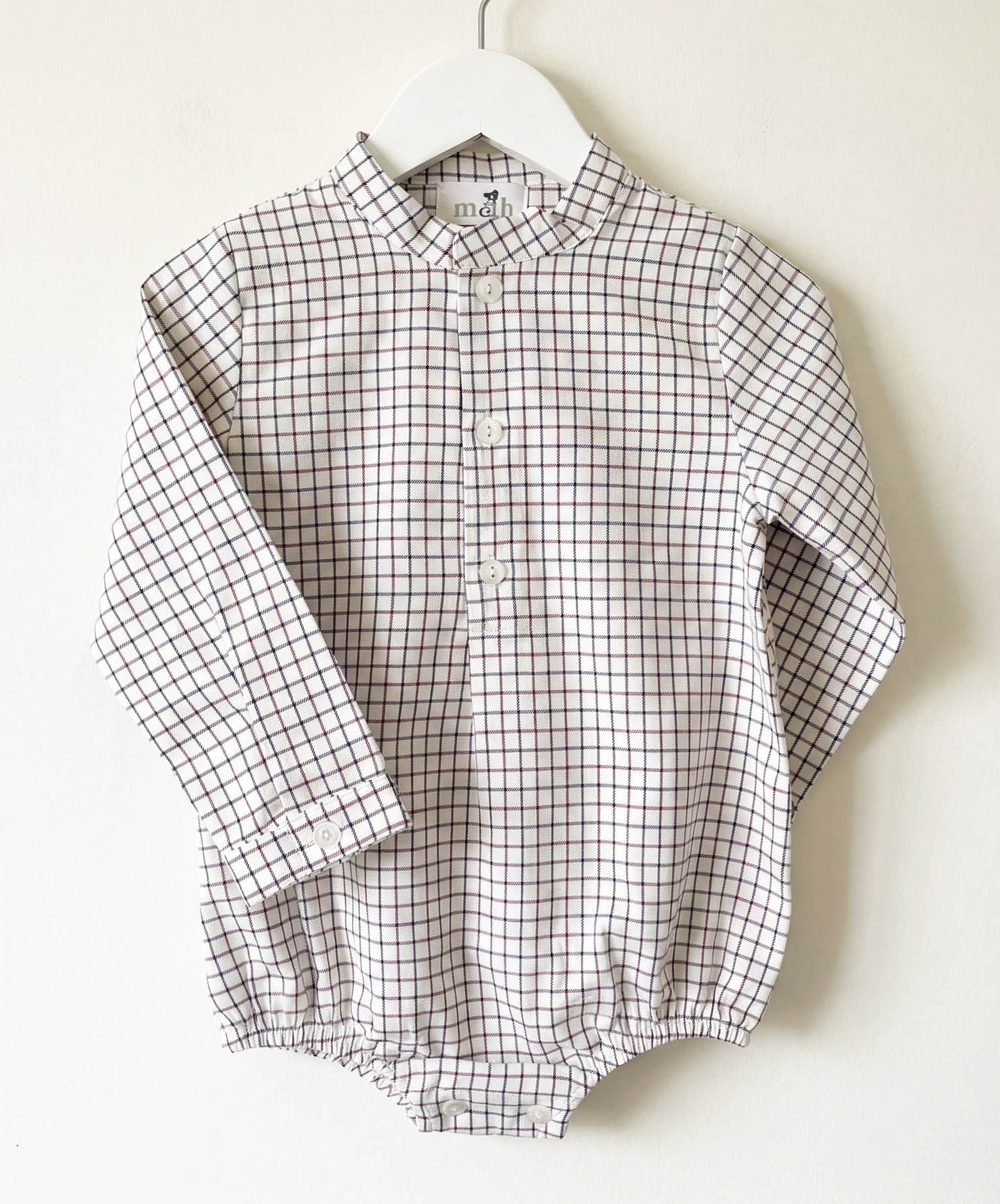 blouse plaid burgundy blue