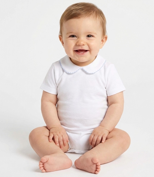 baby body in blue detail