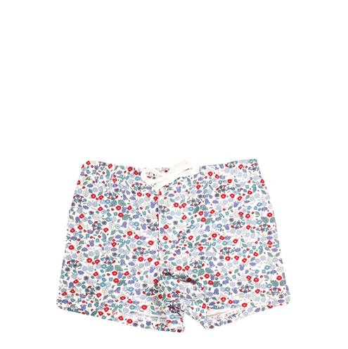 boxer flores rojo azules