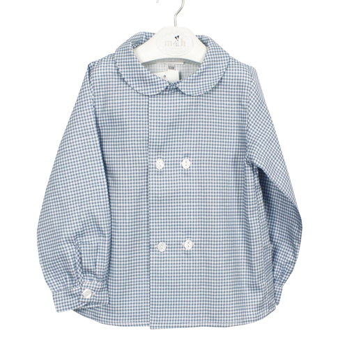 camisa cuadro azul