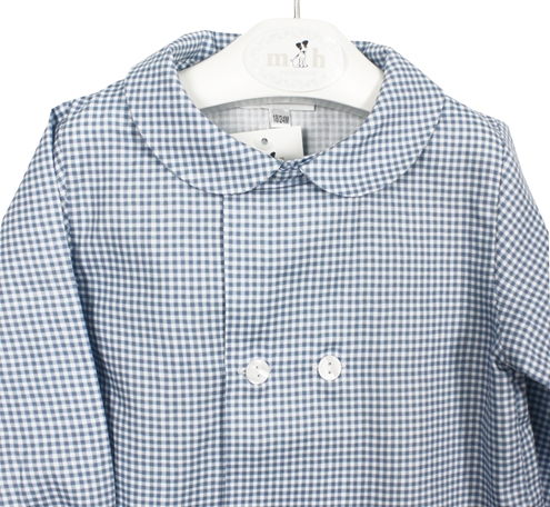camisa cuadro azul