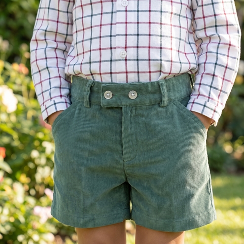 mao shirt plaid red green