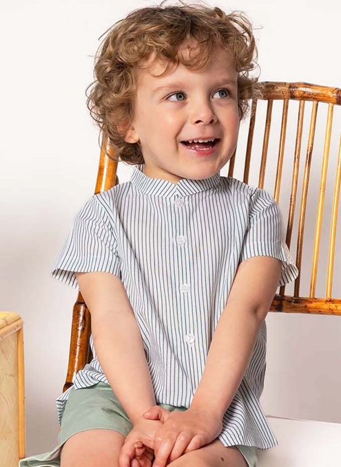 camisa mao raya verde corta