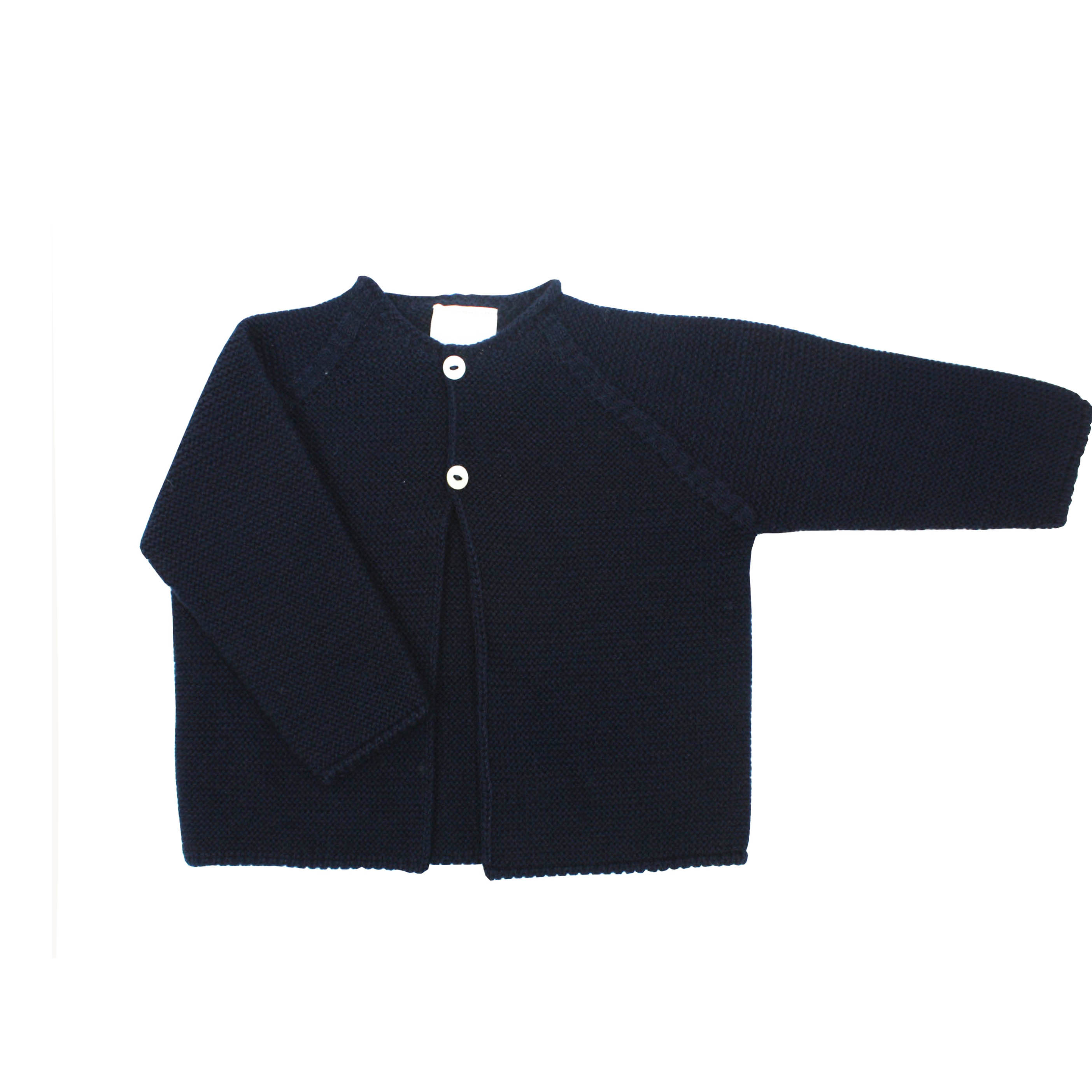Navy blue baby knit long cardigan m&h