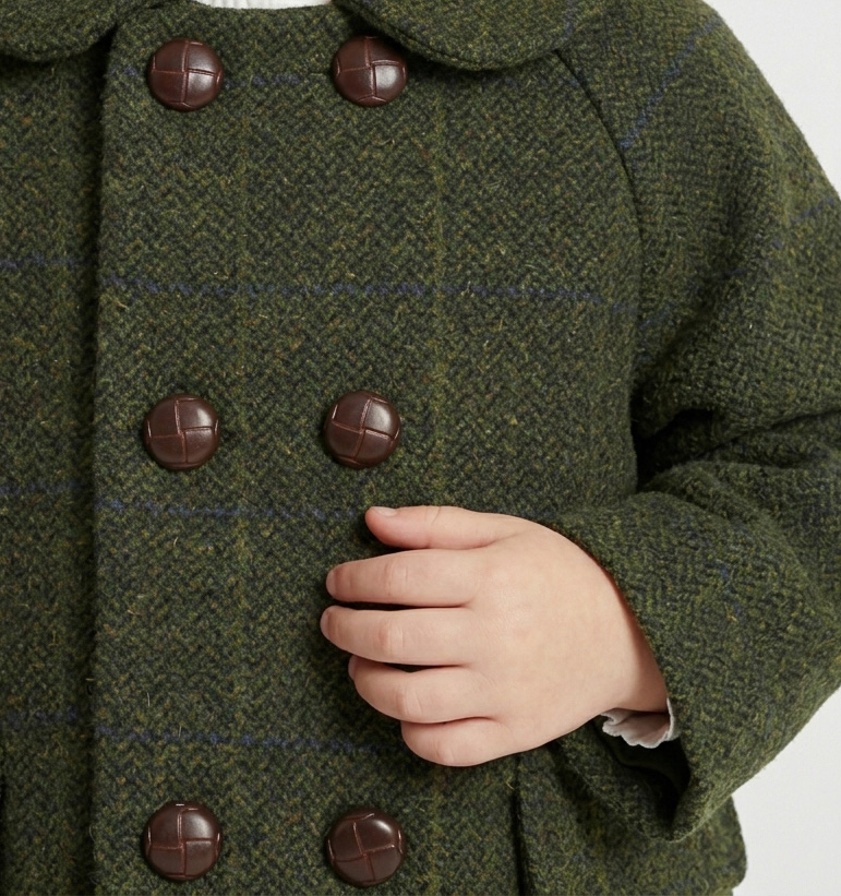 green coat