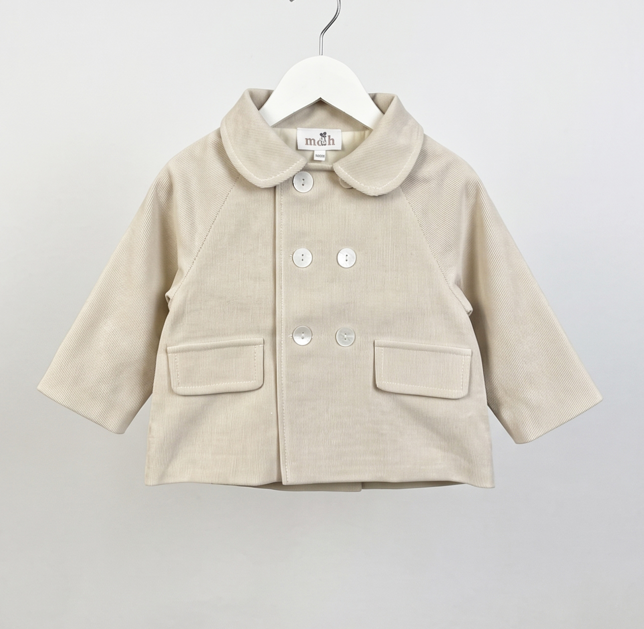 beige corduroy coat baby