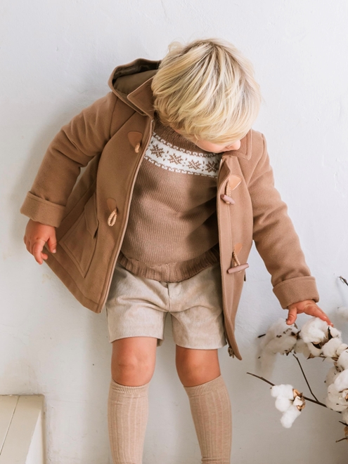 camel boy coat