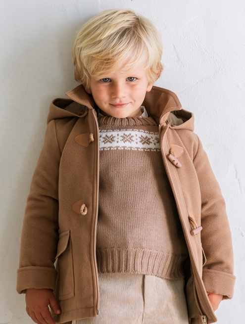 camel boy coat
