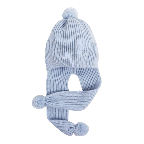 Knit hat blue