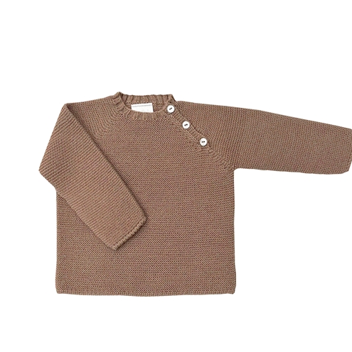 jersey botones camel