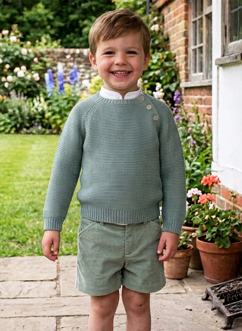 green sweater boy