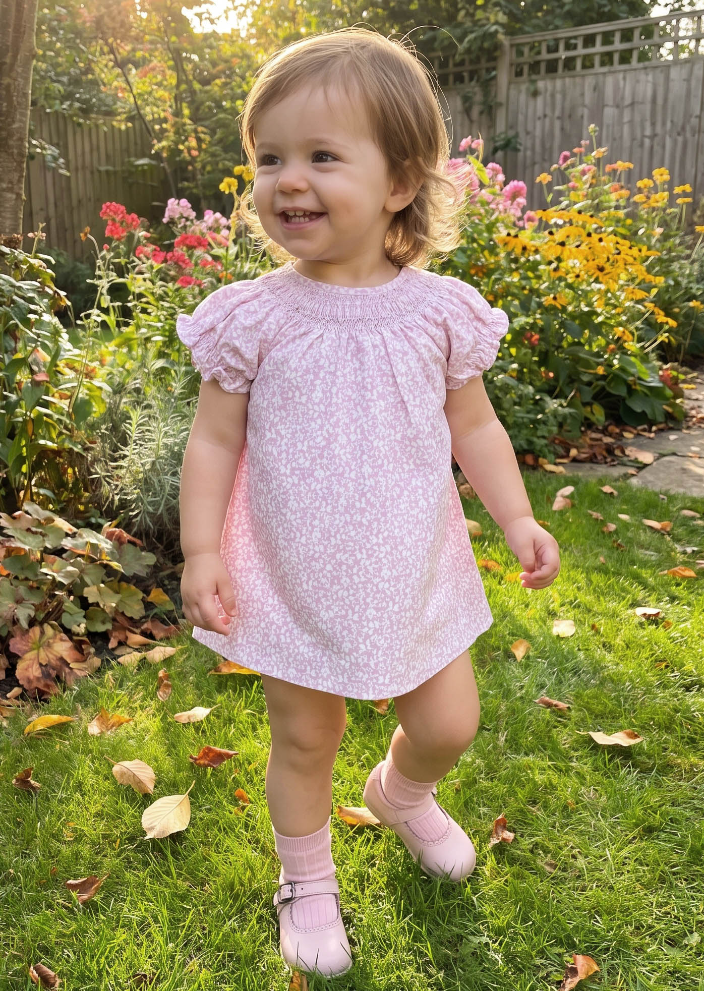 pink salito dress baby