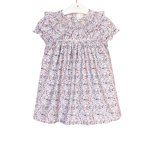 virginia baby dress burgundy