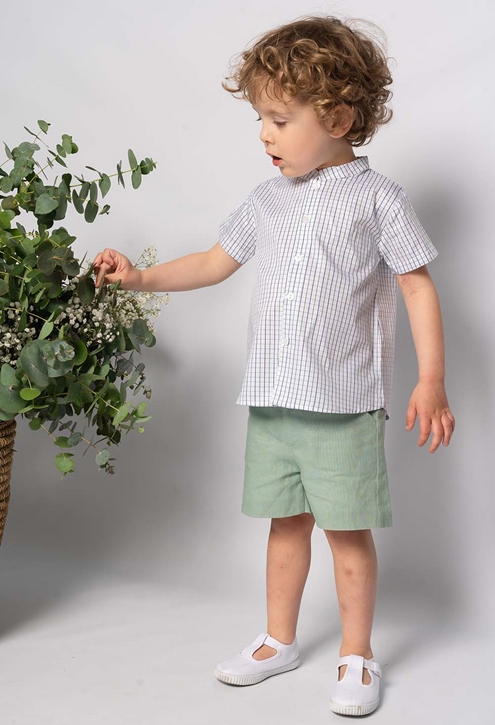 mao shirt look summer