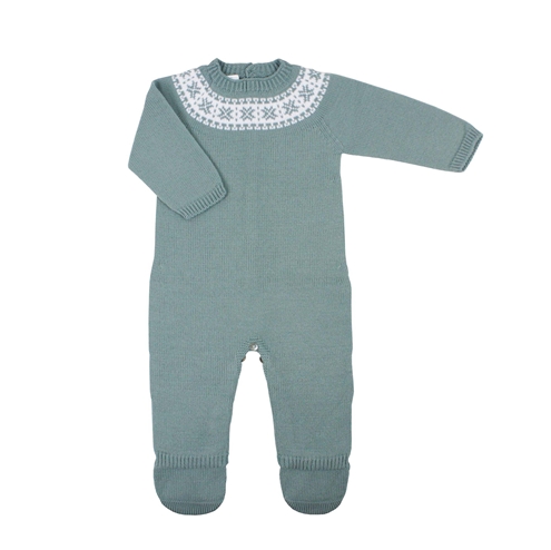knit jumpsuit green