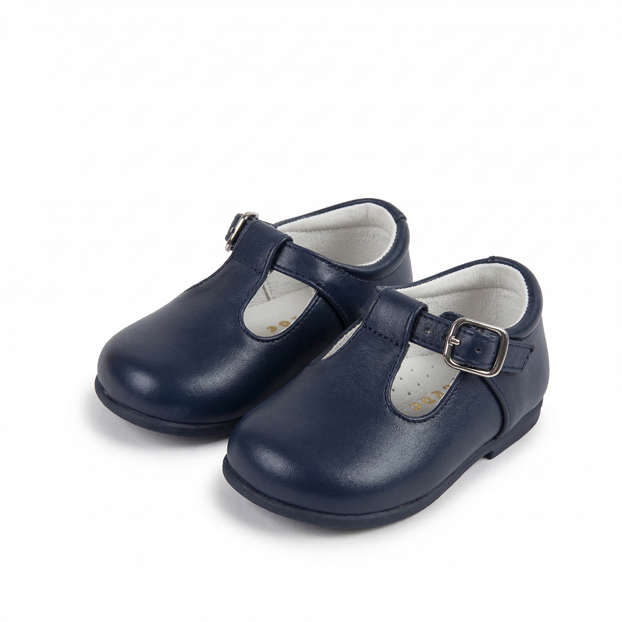 T-bar shoes navy blue