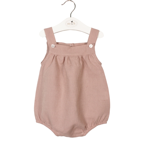 Baby romper pastel pink