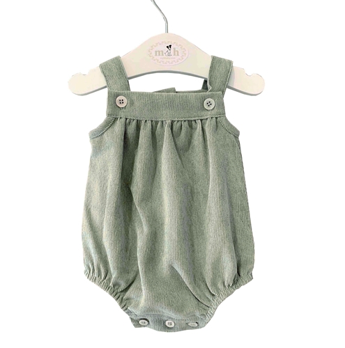 peto bebé verde alga de pana 