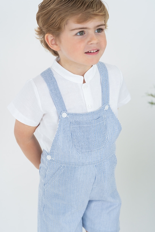 Peto rayas azul marino. Modelo Oscar 