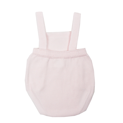 Peto rosa en punto perlé