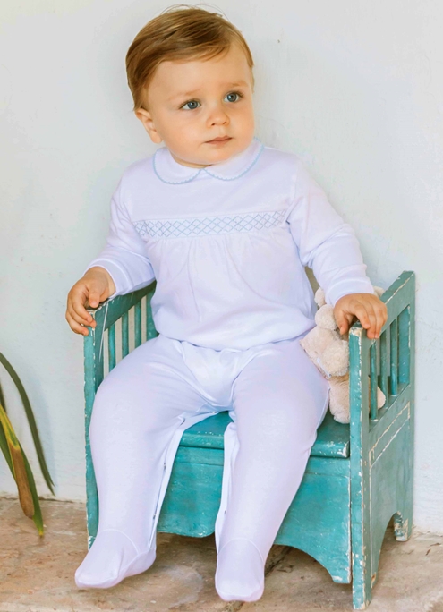 sleepsuit blue baby