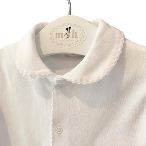 pijama m&h blanco algodón