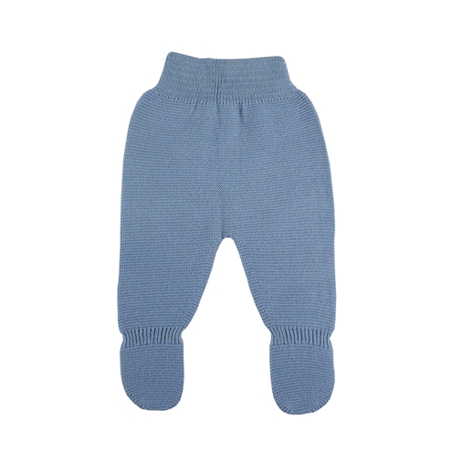 Medium blue baby knitted leggings m&h