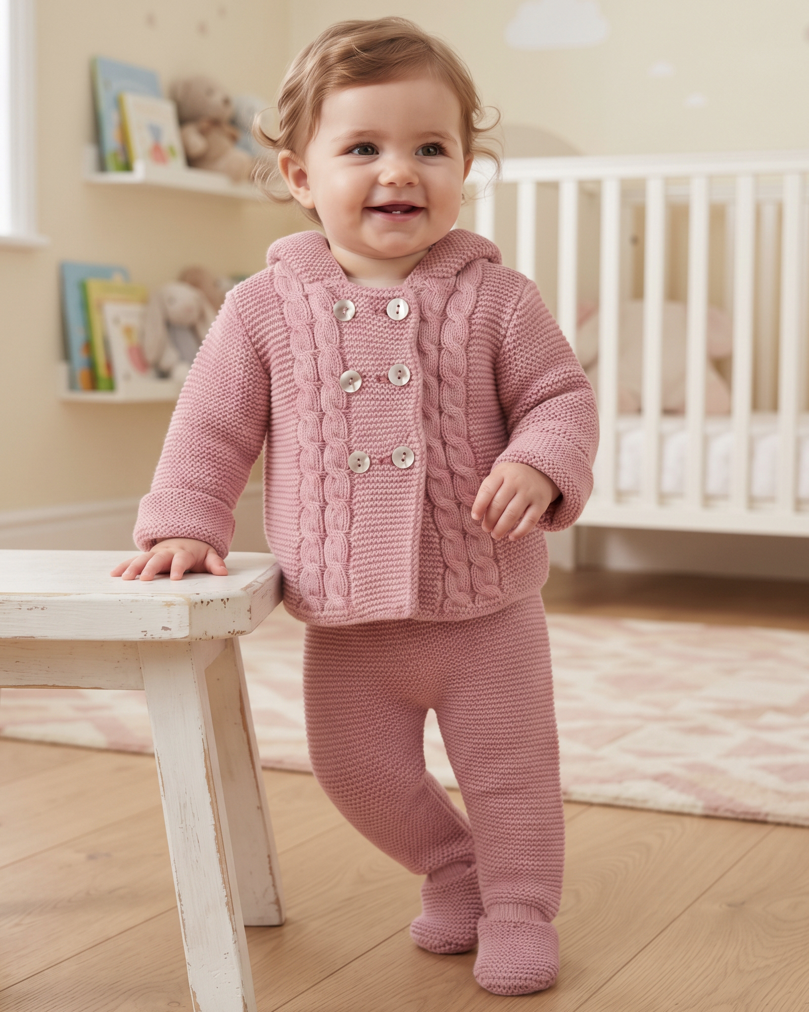 pastel pink two pieces baby