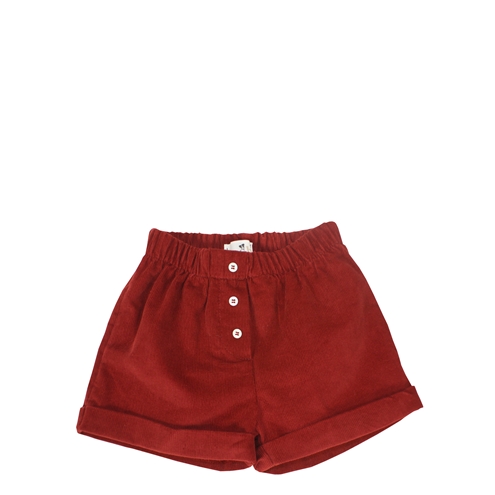 Short niña burdeos