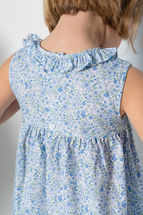 vestido azul almudena